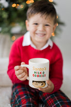 Load image into Gallery viewer, Santa’s Milk & Cookies Ceramic Mug – with Built-In Cookie Slot (9 oz)