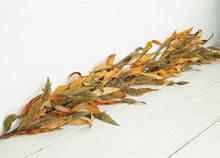 Load image into Gallery viewer, Fall Mix Herb Leaves & Heather Garland | 4'