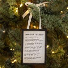 Load image into Gallery viewer, “Miracle on 34th Street” Sign Ornament