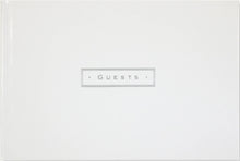 Load image into Gallery viewer, White Leather Guest Book