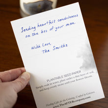 Load image into Gallery viewer, Love & Remembrance Seed Paper Greeting Card