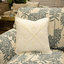 Load image into Gallery viewer, Lake Embroidered Pillow | 16x16