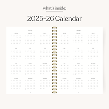 Load image into Gallery viewer, Pink Trellis 2025-2026 Academic Planner