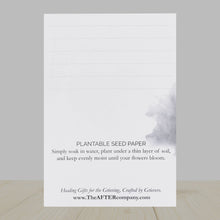 Load image into Gallery viewer, Love & Remembrance Seed Paper Greeting Card
