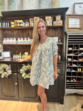 Load image into Gallery viewer, The Emmeline Floral Mini Dress | Sage