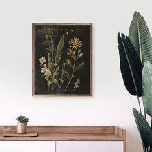Load image into Gallery viewer, Vintage Cream Floral Print Black