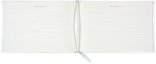 Load image into Gallery viewer, White Leather Guest Book