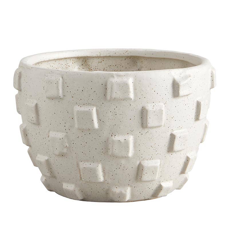 Large Ceramic Modern Textured Planter outlet - Threshold™/JUY