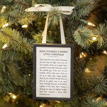 Load image into Gallery viewer, Merry Little Christmas Sign Ornament