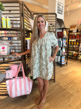 Load image into Gallery viewer, The Emmeline Floral Mini Dress | Sage