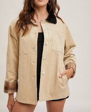 Load image into Gallery viewer, Courduroy Button Down Barn Coat