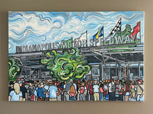 Load image into Gallery viewer, Indianapolis Motor Speecway Painting (36" x 24") by Justin Patten (Original Painting)