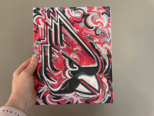Load image into Gallery viewer, Ball State University 8" x 10" Cardinal Wrapped Canvas Print by Justin Patten