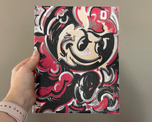 Load image into Gallery viewer, The Ohio State University 8" x 10" Vintage Brutus Wrapped Canvas Print by Justin Patten
