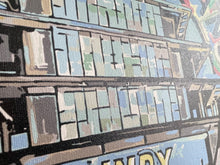 Load image into Gallery viewer, Indianapolis Motor Speedway 12"x12" Welcome Race Fans Pagoda Wrapped Canvas Print by Justin Patten