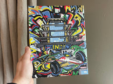 Load image into Gallery viewer, Indianapolis Motor Speedway 8"x 10" Pagoda Wrapped Canvas Print by Justin Patten