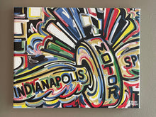 Load image into Gallery viewer, Indianapolis Motor Speedway 10"x8" Angle Wrapped Canvas Print by Justin Patten