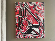 Load image into Gallery viewer, Ball State University 8" x 10" Cardinal Wrapped Canvas Print by Justin Patten