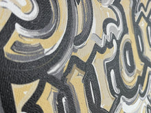 Load image into Gallery viewer, Purdue University 10" x 8" Drum Script Wrapped Canvas Print by Justin Patten