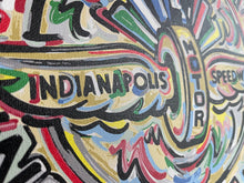 Load image into Gallery viewer, Indianapolis Motor Speedway 12"x12" Welcome Race Fans Wrapped Canvas Print by Justin Patten