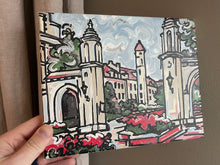 Load image into Gallery viewer, Indiana University 10" x 8" Sample Gates Wrapped Canvas Print by Justin Patten