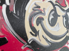 Load image into Gallery viewer, The Ohio State University 8" x 10" Vintage Brutus Wrapped Canvas Print by Justin Patten