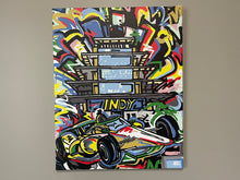 Load image into Gallery viewer, Indianapolis Motor Speedway 16"x20" Pagoda Wrapped Canvas Print by Justin Patten