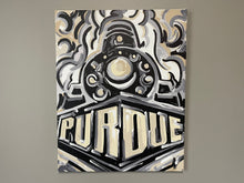 Load image into Gallery viewer, Purdue University 16" x 20" Boilermaker Special Wrapped Canvas Print by Justin Patten