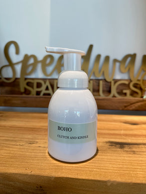 This all natural hand soap has scents of pistachio, vanilla, and salted caramel, and is infused with notes of almond, jasmine and sandalwood. 