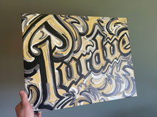 Load image into Gallery viewer, Purdue University 20" x 16" Purdue Drum Wrapped Canvas Print by Justin Patten