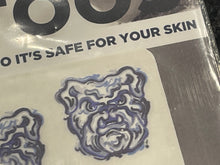 Load image into Gallery viewer, Butler University Body Cal Sticker by Justin Patten (Face Tattoo)