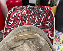Load image into Gallery viewer, Indiana University Trucker Hat with Art Under Bill by Justin Patten (Stone)
