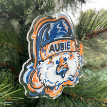 Load image into Gallery viewer, Auburn University Aubie Santa Ornament by Justin Patten