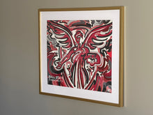 Load image into Gallery viewer, Ball State University Beneficence Statue 20" x 16" Print by Justin Patten
