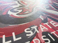 Load image into Gallery viewer, Ball State University Beneficence Statue 20" x 16" Print by Justin Patten