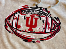 Load image into Gallery viewer, Indiana University Football Unisex Fleece Hoodie by Justin Patten