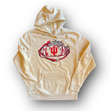 Load image into Gallery viewer, Indiana University Football Unisex Fleece Hoodie by Justin Patten