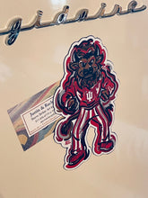 Load image into Gallery viewer, Indiana University Hoosier the Bison Magnet by Justin Patten (4"x6", Storm Striker Art, IU Bloomington)