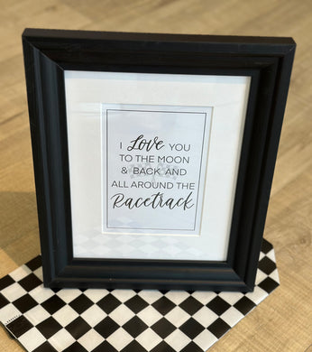 Black frame with white matte and 