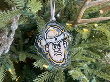 Load image into Gallery viewer, Purdue University Santa Pete Ornament by Justin Patten