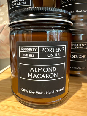 Almond Macaron Soy 7.2 oz candle. 