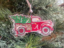 Load image into Gallery viewer, The University of Alabama Truck Acrylic Ornament by Justin Patten