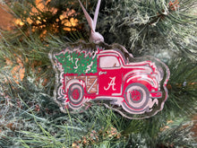 Load image into Gallery viewer, The University of Alabama Truck Acrylic Ornament by Justin Patten