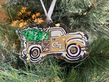 Load image into Gallery viewer, Georgia Tech Truck Ornament by Justin Patten
