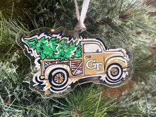 Load image into Gallery viewer, Georgia Tech Truck Ornament by Justin Patten