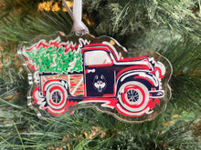 Load image into Gallery viewer, University of Connecticut Truck Ornament by Justin Patten