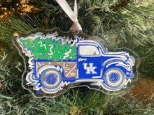 Load image into Gallery viewer, University of Kentucky Truck Acrylic Ornament by Justin Patten