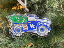 Load image into Gallery viewer, University of Kentucky Truck Acrylic Ornament by Justin Patten