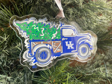 Load image into Gallery viewer, University of Kentucky Truck Acrylic Ornament by Justin Patten