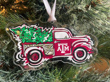 Load image into Gallery viewer, Texas A&M Truck Ornament by Justin Patten